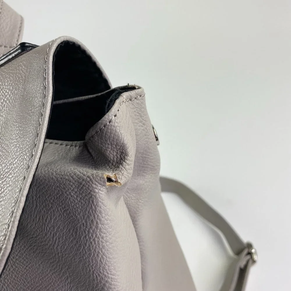 Nine West Gray Rivet Backpack - Picture 2 of 5